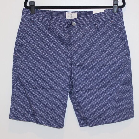 NWT Construct Stretch Men Navy Blue Shorts Men Size 34 - Picture 2 of 13